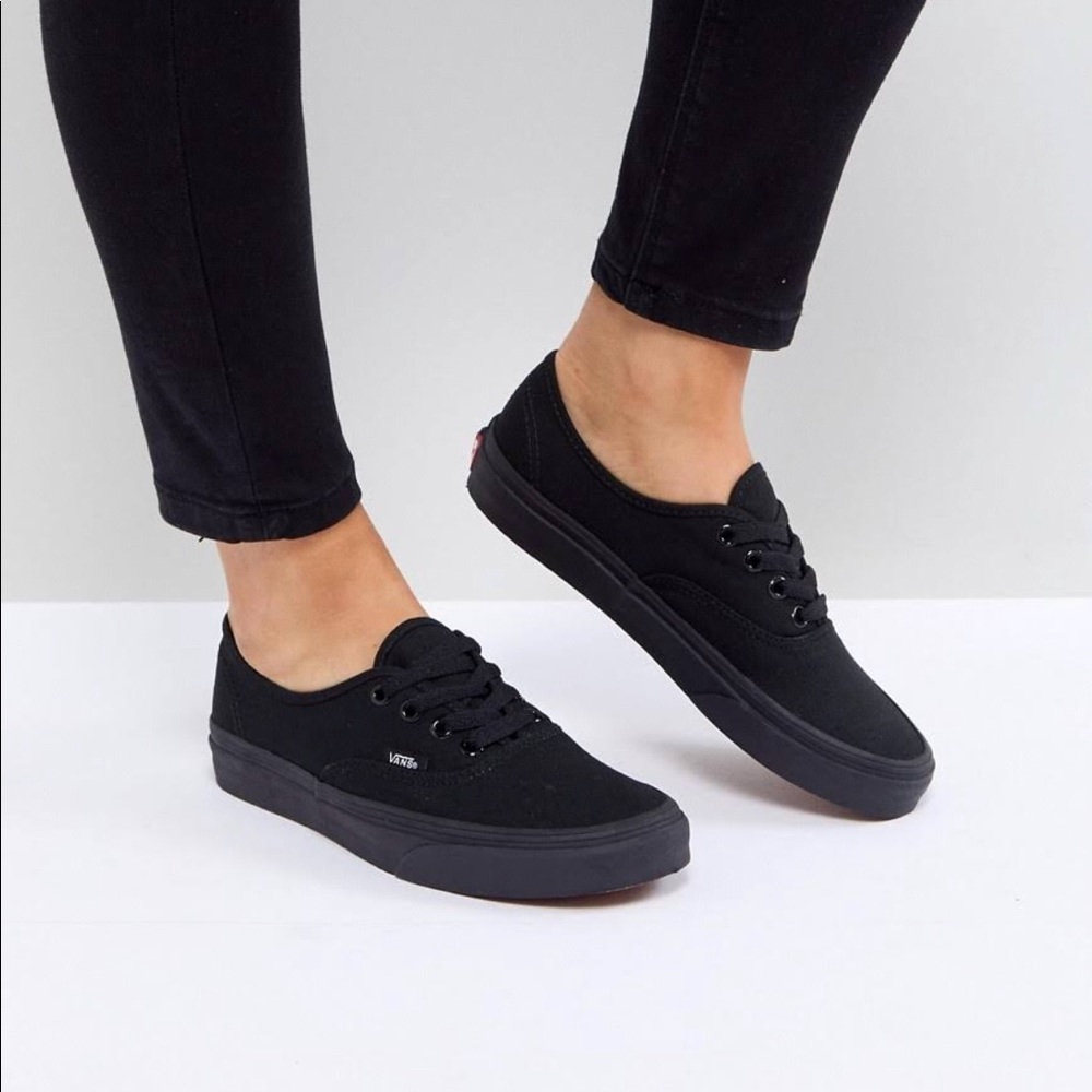 All Black Vans